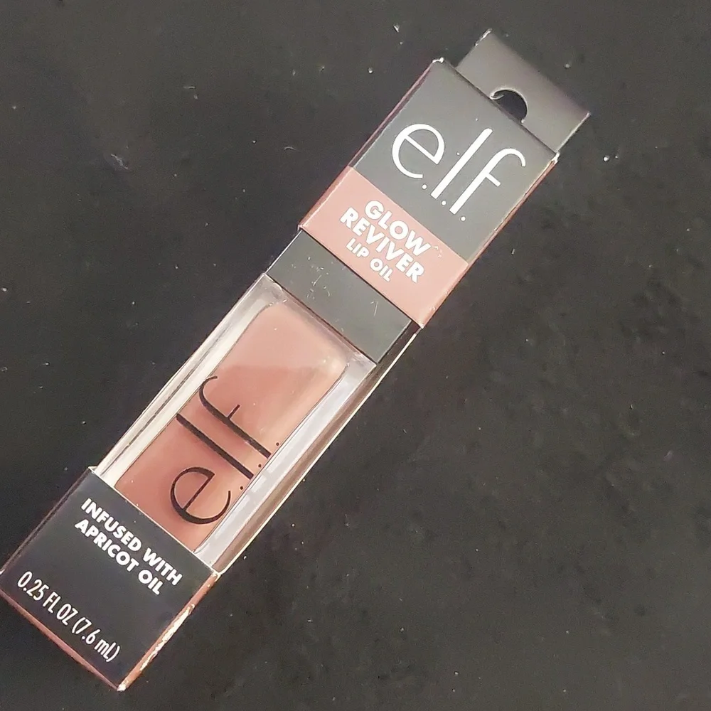 new Elf glow reviver lip oil honey talks‎